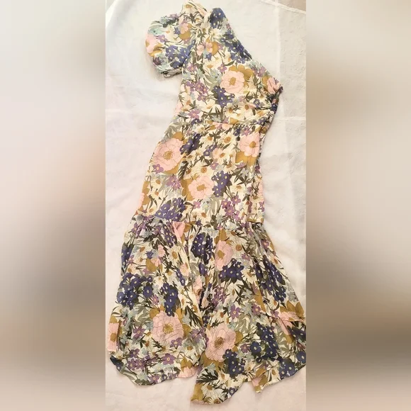 NWOT! Posh ASTR The Label Anthro Santorini Women's Dress Retro Floral Size XS - Picture 12 of 15